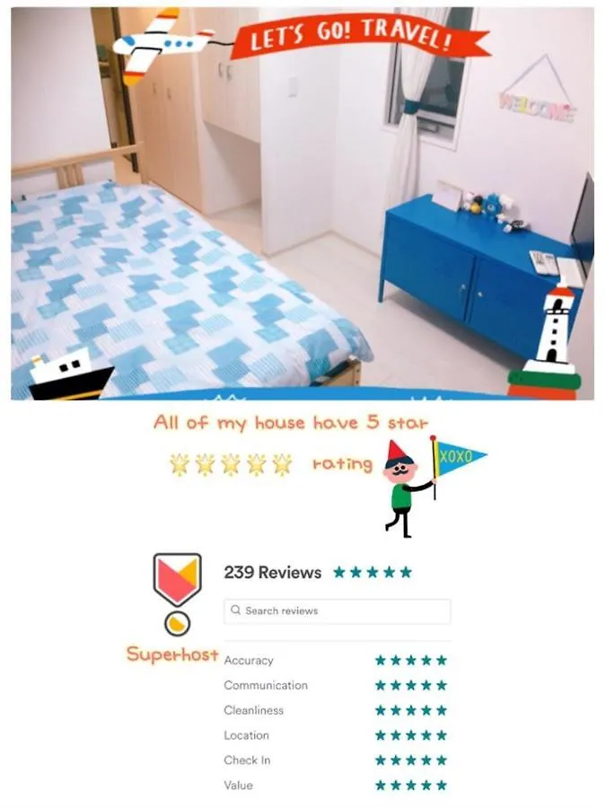 Lovely Stay In Tokyo ! Free Wifi